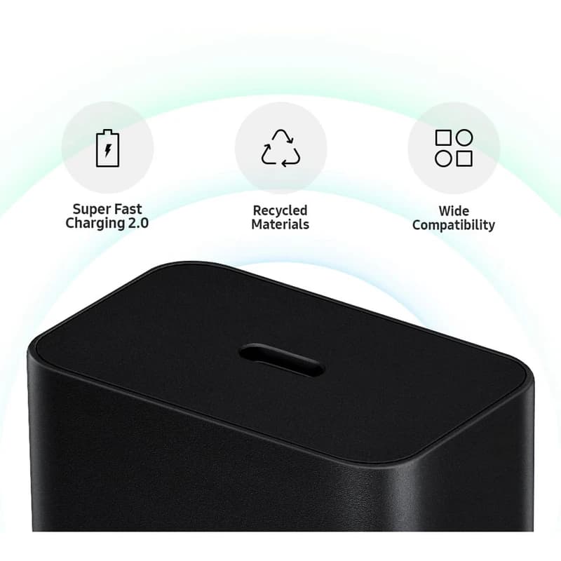 شارژر دیواری 45 وات سامسونگ مدل EP-T4511 Low Standby به همراه کابل 1.8 متری - سه پین