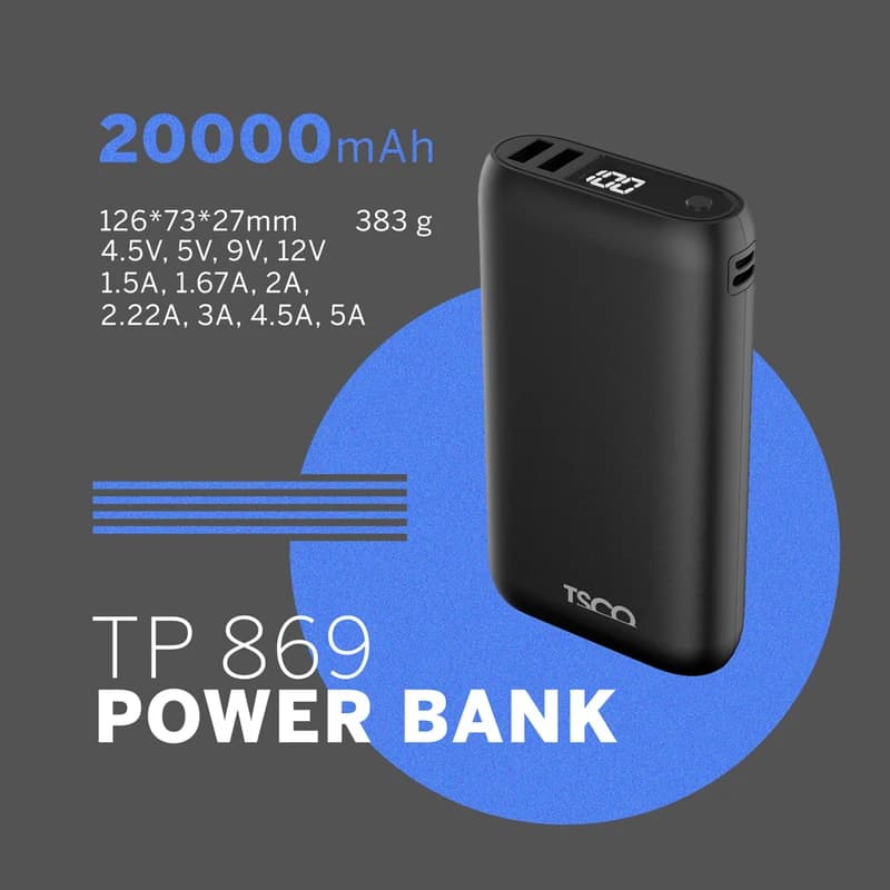 پاوربانک 22.5 وات ریمکس مدل RPP-550 ظرفیت 30000 میلی آمپر ساعت به همراه دو عدد کابل USB-C و لایتنینگ